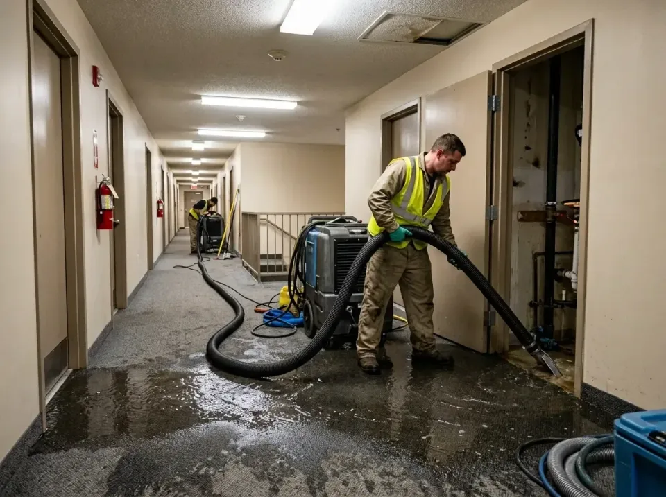 multi-unit-apartment-hallway-f-005 — frequently asked questions, Emergency Burst Pipe Water Extraction & Removal in Omro, WI